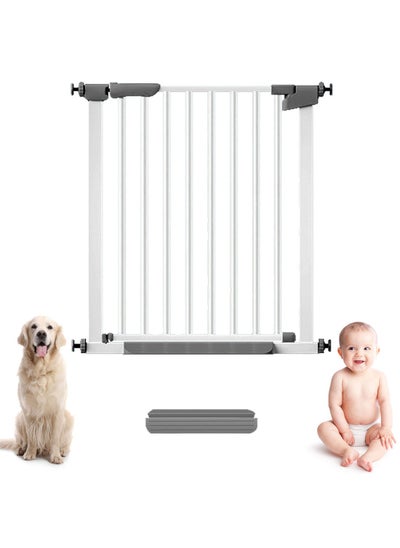 Buy Safety Gate Rail, Auto Close Safety Baby Gate, Stair Railing Pet Isolation Fence, Protective Fence, Adjustable Range 76-83cm, For Stairs, Doorways in Saudi Arabia