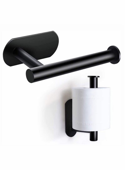 Buy Stainless Steel Toilet Paper Holder Wall Mount Self Adhesive Bathroom Paper Towel Roll Holder for Home and Kitchen in Saudi Arabia