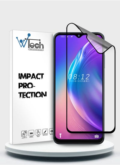 Buy Nano Ceramic Full Glue Full Cover Matte Flexible Screen Protector For Coolpad CP12 4G 2023 Clear/Black in Saudi Arabia