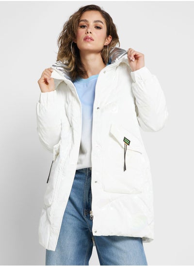 Buy Longline Padded Jacket in UAE