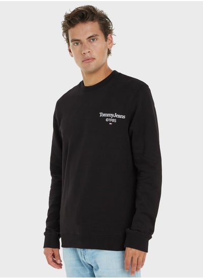 Buy Logo Crew Neck Sweatshirt in Saudi Arabia