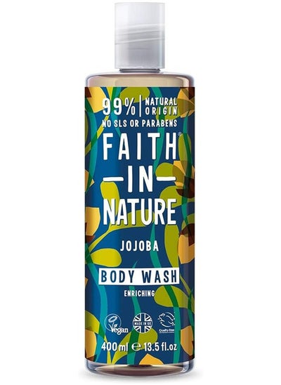 اشتري Faith In Nature Jojoba Body Wash, Enriching في الامارات