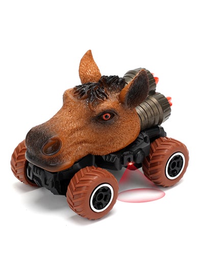 اشتري Kids Toy 2 Channel Horse Car With Remote Control - Red في السعودية