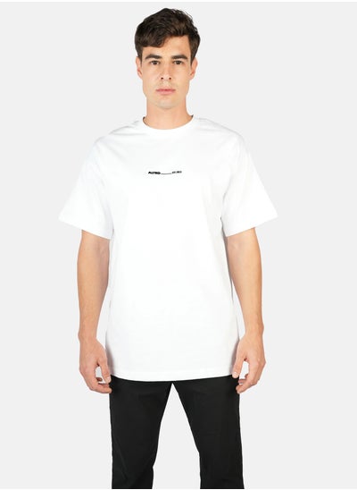 Buy WHITE SIGNATURE OTTOMAN GRAPHICS T-SHIRT in UAE