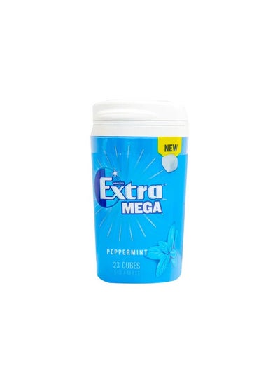 Buy Wrigley's Extra Mega Peppermint Cubes Gum 51.5g in UAE