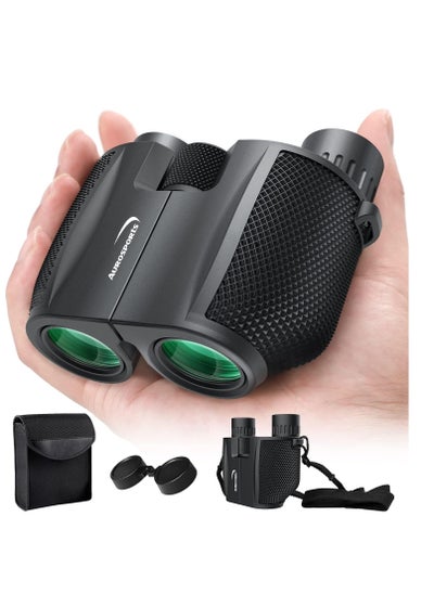 اشتري Aurosports 10x25 Binoculars for Adults and Kids, Large View Compact Binoculars with Low Light Vision, Easy Focus Small Binoculars for Bird Watching Outdoor Travel Sightseeing Concert Hunting Hiking في الامارات