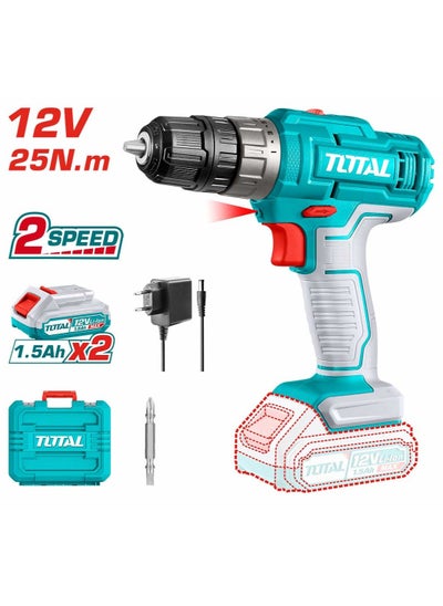 Buy Drill for dismantling, connecting and drilling, 12 volt, 2 batteries and charger in Egypt