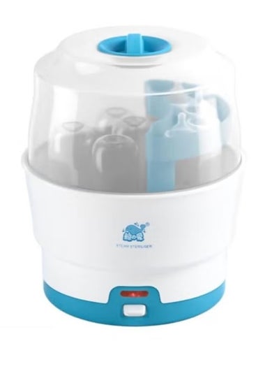 Buy Generic Baby Bottle Sterilization System Bottle Steam Sterilizer for Baby Bottles and Pacifiers BPA Free, Large Capacity for up to 6 Bottles, Achieves 99.99% Sterilization in 8 Minutes in UAE