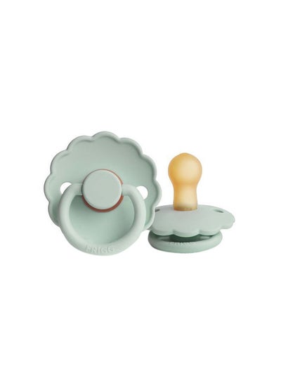 Buy Pack Of 1 Daisy Latex Baby Pacifier 0-6M Seafoam - Size 1 in Saudi Arabia