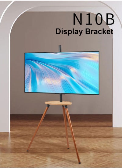 اشتري حامل تلفزيون ثلاثي القوائم لشاشة LCD LED OLED مقاس 45 إلى 65 بوصة، حامل تلفزيون أرضي قابل للتعديل والارتفاع، حامل تلفزيون زاوية VESA 600x400 مم في السعودية