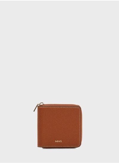 Buy Logo Detailed Zip Over Wallets in UAE