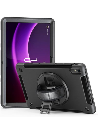 Buy Case Compatible with Lenovo Tab P11 2nd Gen 11.5" (TB-350FU/TB-350XU), Heavy Duty Rugged Protective Cover with 360° Rotating Kickstand & Hand Strap, Shoulder Strap, Pencil Holder in Saudi Arabia