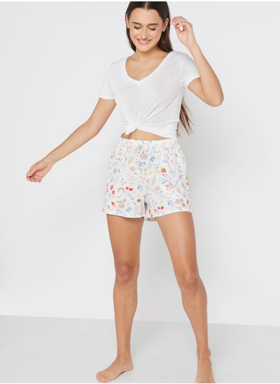 Buy High Waist Printed Shorts in UAE