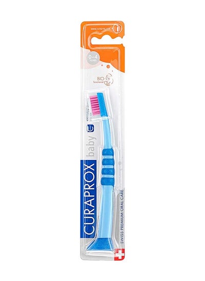 اشتري Baby Toothbrush - Soft toothbrush for babies & kids 0-4 years old - 4260 Extra-fine CUREN® Filaments for gentle, efficient brushing Multicolor في الامارات