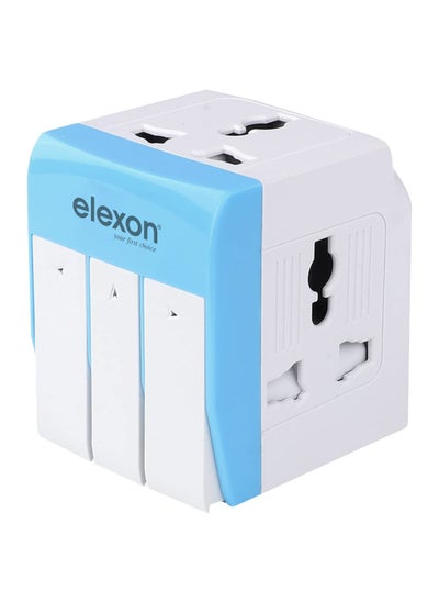 Buy 3 Way And 3 Switch Universal Power Adapter Worldwide With Power Indicator Neon Light AC Outlet Power Plug Adapters For UK Pin Type (EL 7305) 1 Year Warranty  ESMA Certified in UAE