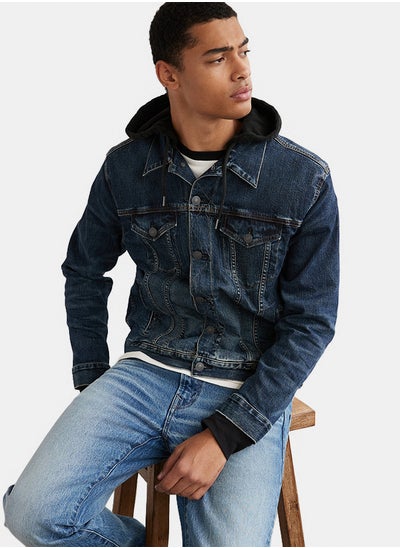 Buy AE Hooded Denim Trucker Jacket in Egypt