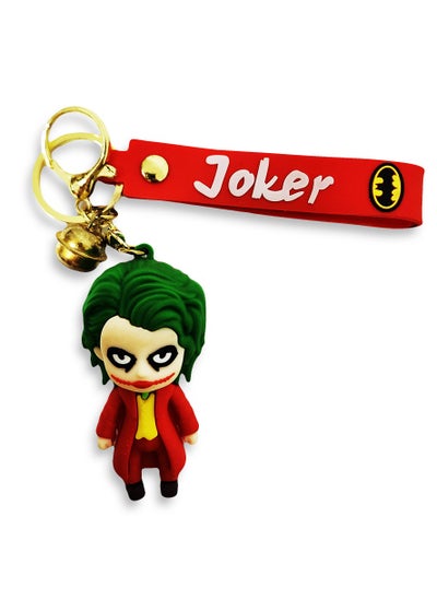 Buy Keychain Joker Cartoon Character 3D Silicone Charm Keychain in Egypt