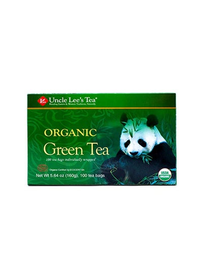 Buy Uncle Lee's Organic Green Tea -- 100 Tea Bags net wt 5.64 oz (160g) in UAE