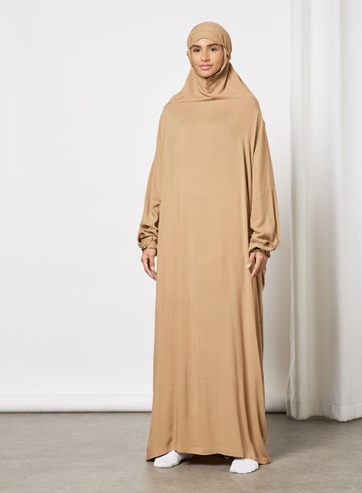اشتري ثوب صلاة مزود بحجاب متصل في السعودية