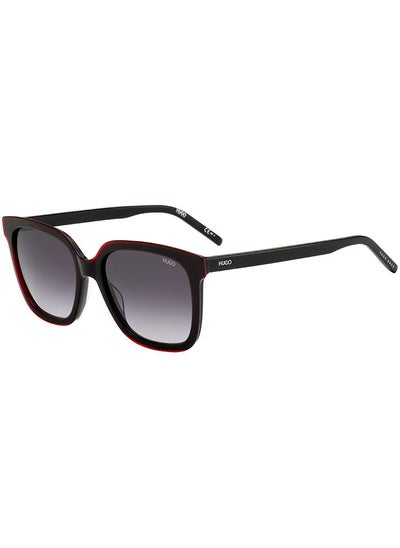 Buy Women Rectangular Sunglasses HG 1051/S BLACK RED 54 in Saudi Arabia