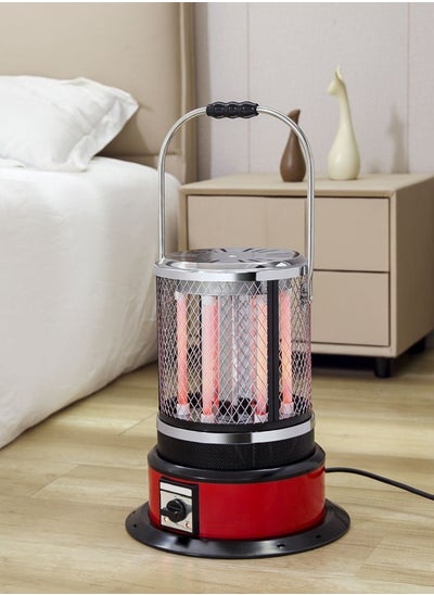 Buy 2200 watt electric heater and heater, consisting of 6 candles with a temperature control knob in Saudi Arabia