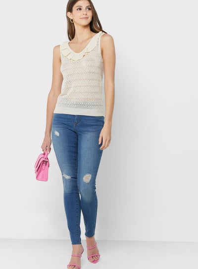 Buy Tanya Ripped Skinny Jeans in UAE