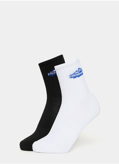 اشتري Pack of 2 - Print Detail Crew Socks في السعودية