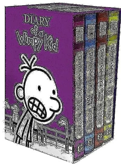 Buy Diary Of A Wimpy Kid Box Of Books 58 by Jeff Kinney Hardcover in UAE