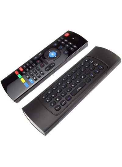 Buy MX3-M 2.4G Wireless Keyboard Mouse Wireless Remote Control with Build In Mic for Android TV Box in UAE