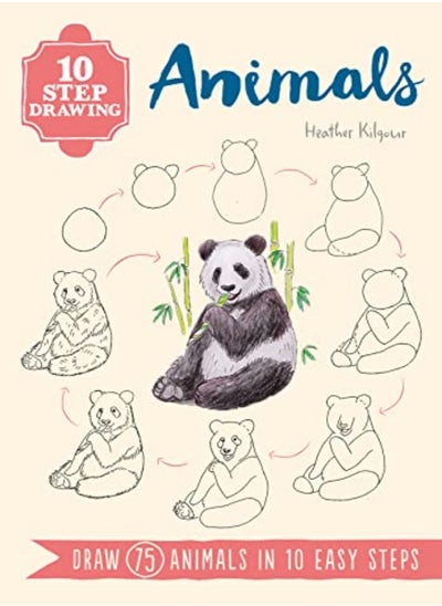 Buy 10 Step Drawing Animals Draw 75 Animals In 10 Easy Steps in UAE