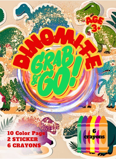 Buy Dinomite Grab and Go Coloring Fun Pack for Kids in UAE