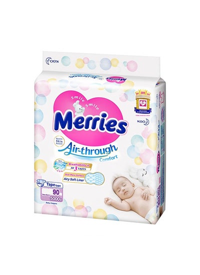 Buy Pack Of 90 Japanese Tape Diapers Pants Comfort Jumbo Pack in UAE