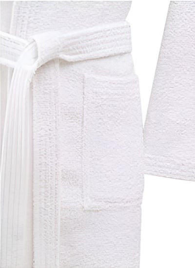 Buy Terry COTTON ROBE UNISEX Bathrobe Free Size in UAE