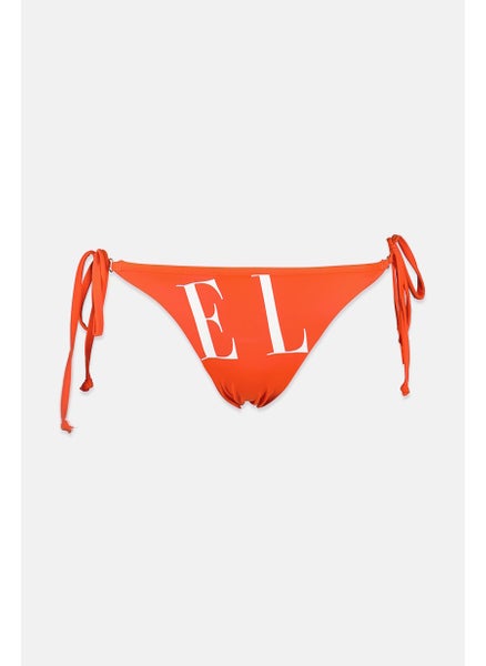 اشتري Women Logo Tie Side Bikini Bottom, Red في السعودية