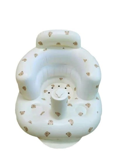 Buy Baby Inflatable Seat for Babies 3-36 Months, Built in Air Pump Infant Back Support Sofa, Infant Support Seat Toddler Chair for Sitting Up, Baby Shower Chair in UAE
