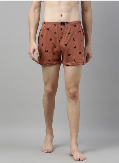 Buy Cotton Printed Knit Boxer in Saudi Arabia