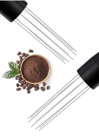 اشتري Espresso Powder Blender Coffee Stirrer Tamper Dispensing Tool, Needle Dispenser Hand Blender Tool (Black) في السعودية