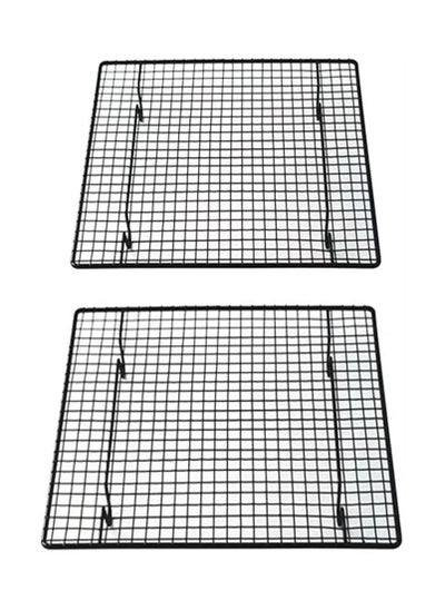 Buy Goolsky Cooling Rack - Set of 2 Stainless Steel, Oven Safe Grid Wire Racks for Cooking & Baking in UAE