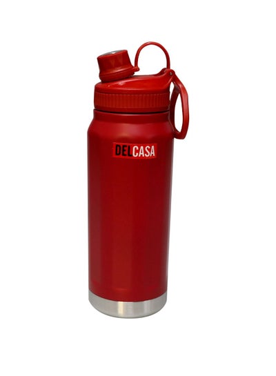 Buy Delcasa 600 ml Stainless Steel Vacuum Water Bottle DC3107 in UAE
