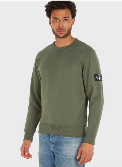 Buy Logo Crew Neck Sweatshirt in UAE