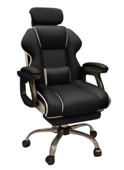 Buy Gaming Chair with high backrest, adjustable headrest and footrest, and waterproof in Saudi Arabia