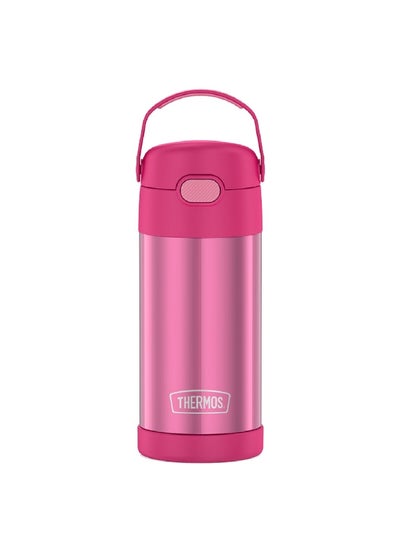 Buy Funtainer Vacuum Insulated Double Wall Stainless Steel Water Bottle Pink 12oz F4100PK6 in Saudi Arabia