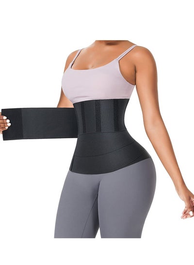 Buy Waist Trainer for Women Sauna Trimmer Belt Tummy Wrap 3M in Saudi Arabia