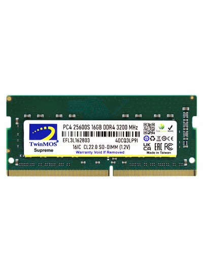 Buy TwinMOS 3200MHz DDR4 16GB SO-DIMM for Laptop in Egypt