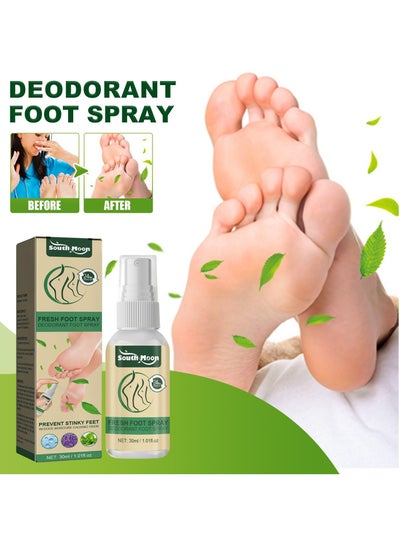 اشتري Foot Deodorant Spray, Foot Odor Eliminator for Stinky Feet, Foot Sweat Foot Odor Freshener في السعودية