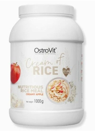 Buy OstroVit Cream of Rice 1000 Grams Creamy Apple in UAE