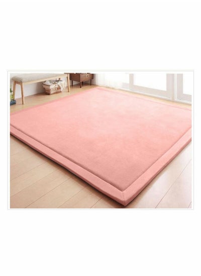 Buy Regional rugby game mat carpet crawling mat baby yoga mat sports mat pink 100cmx200cm in Saudi Arabia