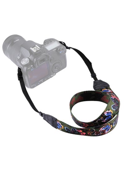 اشتري Retro Ethnic Style Shoulder Neck Camera Strap Sling Belt for SLR/DSLR Multicolour في الامارات