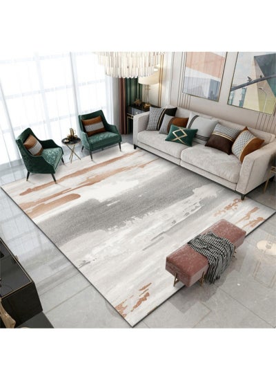 Buy Large Area Rug Suitable for Living Room Bedroom Apartment Office Non-Slip Soft Modern Indoor Rug Stain Resistant Non-Shedding300 * 400CM in UAE