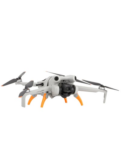 Buy Foldable Landing Gear Extension Kit for DJI Mini 4 Pro Drone Accessories in Orange in UAE